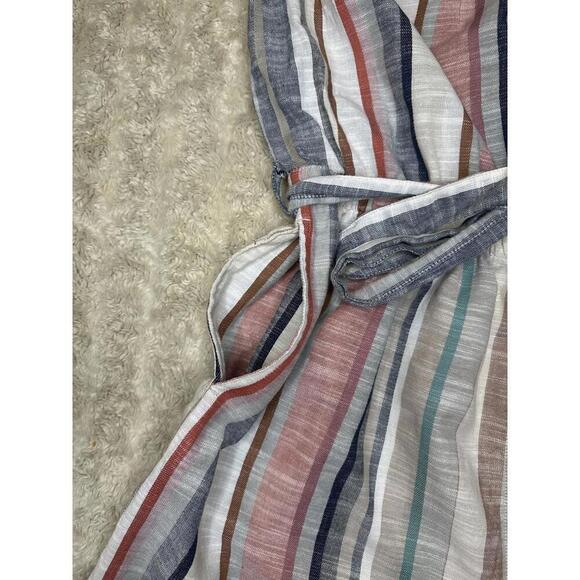 Forever 21 casual multicolored striped cotton strapless tube romper Size Medium - Picture 3 of 5